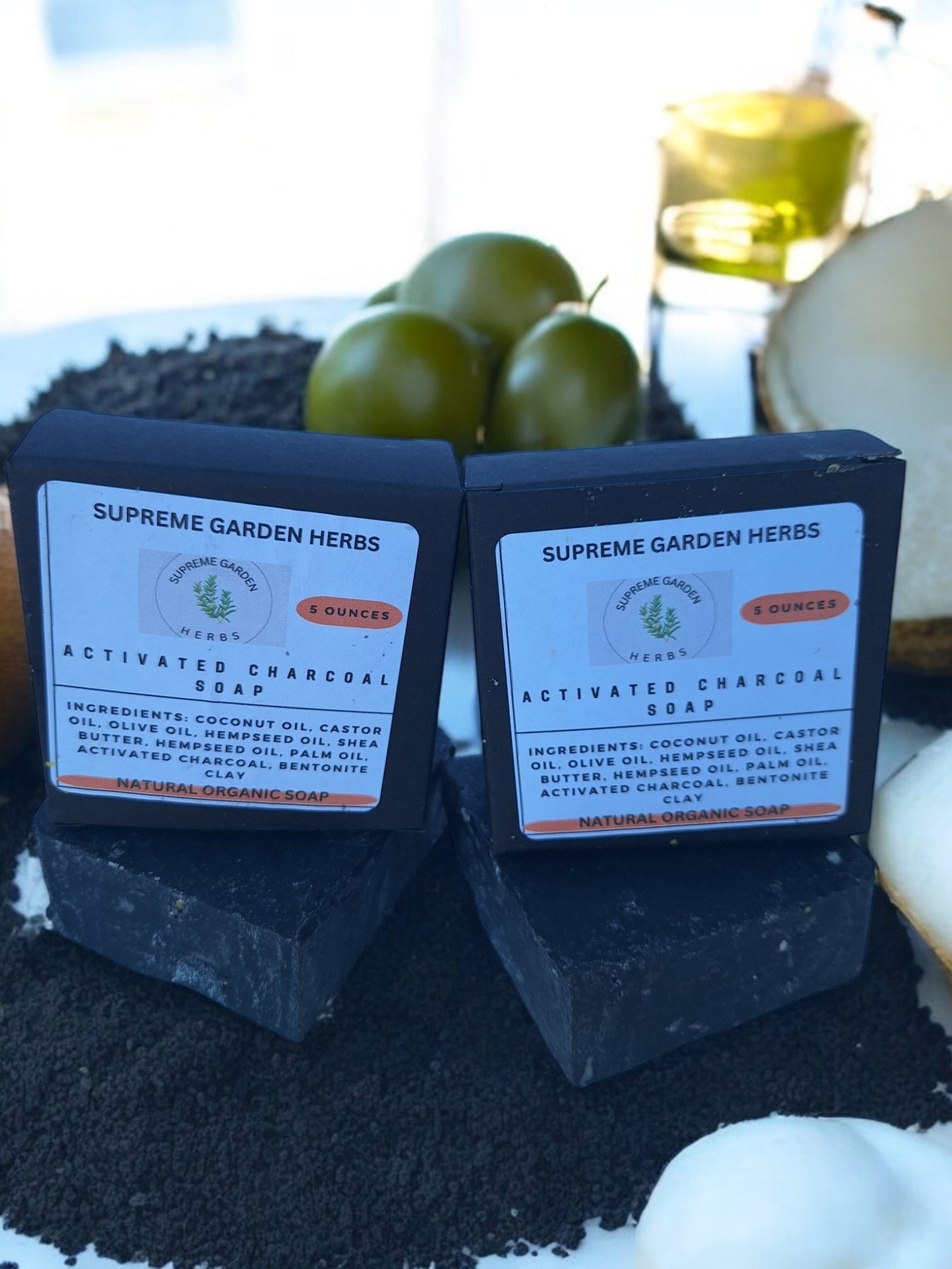 Activated Charcoal and Tea Tree Oil Soap ( 2 Bars)