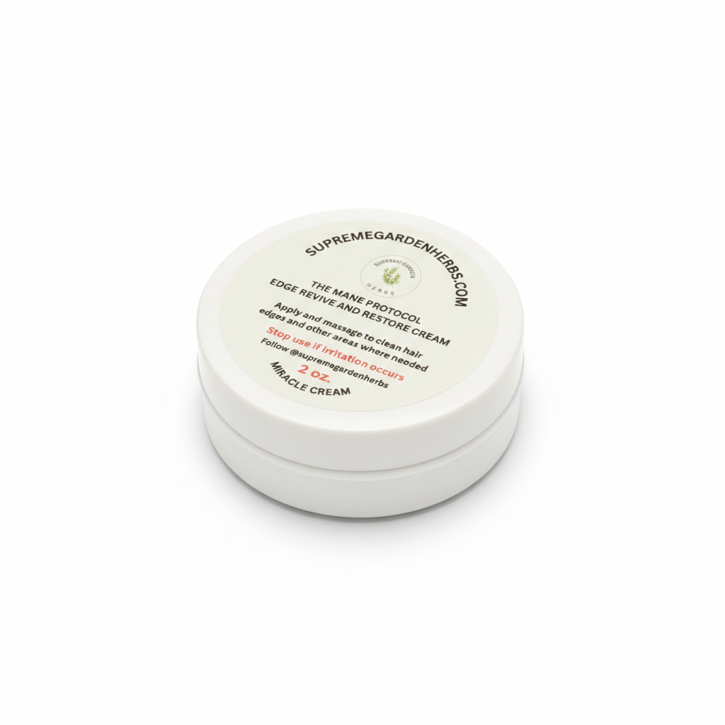 Edge Revive Restore Cream | Lightweight Herbal Hairline Moisturizer for Soft, Healthy-Looking Edges | 2 oz