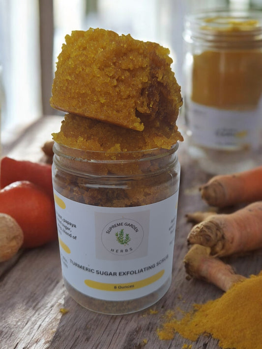 Turmeric Kojic Acid Skin Brightening Scrub.