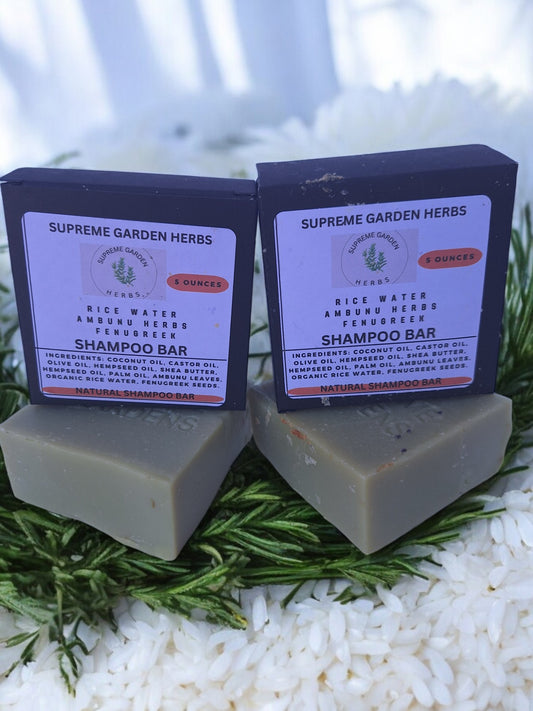 Rice Water Fenugreek Cloves Shampoo Bar (2 bars)