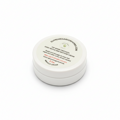 Edge Revive Restore Cream | Lightweight Herbal Hairline Moisturizer for Soft, Healthy-Looking Edges | 2 oz