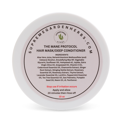 The Mane Protocol Hair Mask & Deep Conditioner | Herbal Moisture & Strengthening Treatment